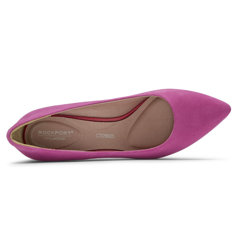 Rockport Hæler Sko Dame Rosa - Total Motion Sheehan - OTQV40651